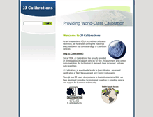 Tablet Screenshot of jjcalibrations.com